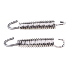 2Pcs 65mm Motorcycle Stainless Steel Exhaust Pipe Muffler Spring Hook