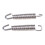 2Pcs 65mm Motorcycle Stainless Steel Exhaust Pipe Muffler Spring Hook 1