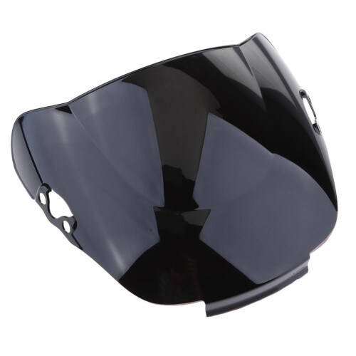 Double Bubble Windshield Windscreen for Honda CBR600 F2 1991-1994 Blac
