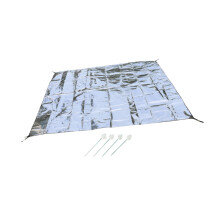 Double Sided Aluminum Foil Pad Sturdy Portable for Camping Beach Tent