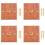 4X 86 Type Solid Wood Panel  Wall Light Retro Brass Toggle  Wood Grain Electrical  Socket 1- 1