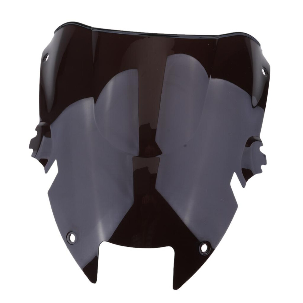 Double Bubble Windshield Windscreen For Honda Vtr1000f 1997-2005 Black 6902695565168