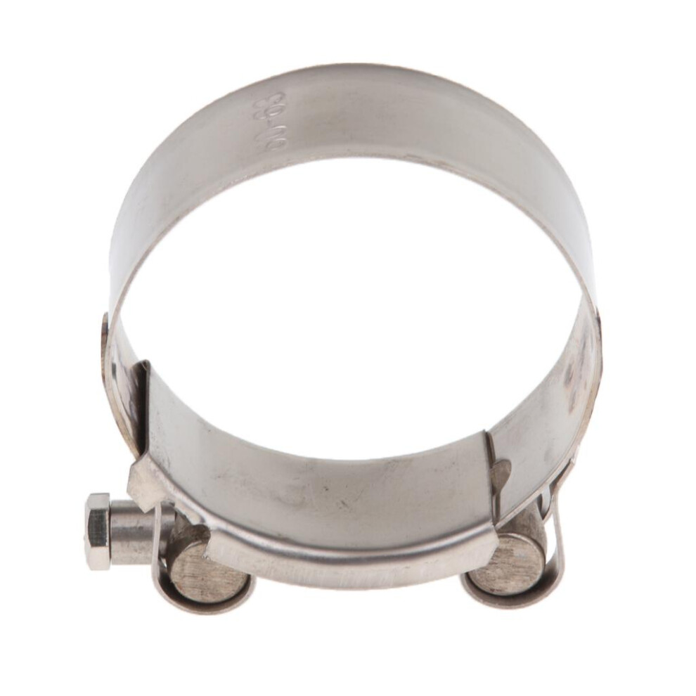 Universal Motorcycle Exhaust Pipe Clamp Clip - Stainless Steel 60-63Mm 6902695941368