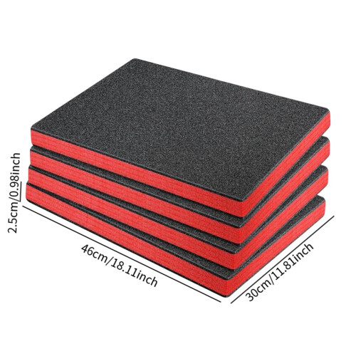 4x Craft Foam Inserts for Cases Liner Cuttable for Transport Storage P 1
