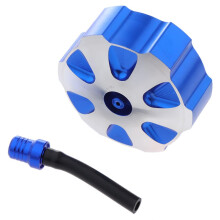 CNC Alumium Alloy Motorcycles Fuel Tank Gas Cap Cover for Yamaha Blue