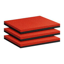 3x Tool Box Foam Inserts Cuttable Pads for Package Board Tabletop Mini