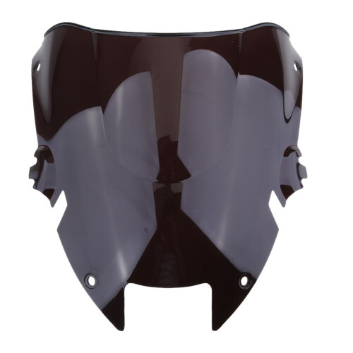 Double Bubble Windshield Windscreen for Honda VTR1000F 1997-2005 Black 1