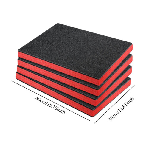 4x Tool Box Foam Inserts Practical for Storage Tabletop Miniatures Tra 1