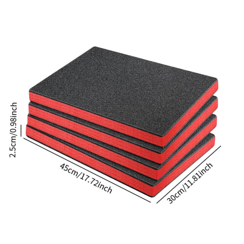 4x Craft Foam Inserts for Cases Liner Cuttable for Transport Storage P 1