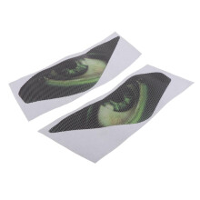Motorcycle Headlight Sticker Decals Fit for kawasaki Ninja650 Yellow E
