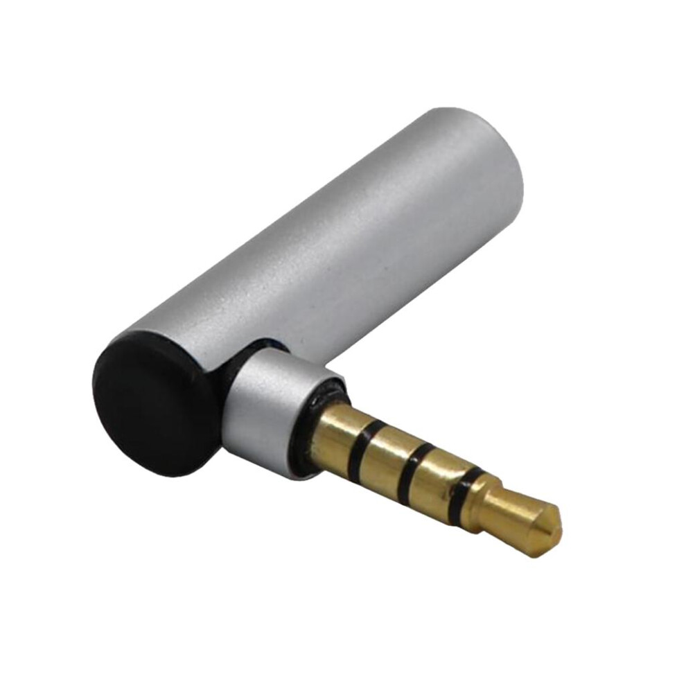 3.5Mm Male To Female 90Degree Right Angle Adapter Audio Microphone Jac 6902696580146