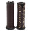 Artificial Leather Motorcycle Grip Covers Vibration Dampening Brown 2