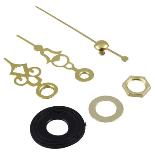 4X DIY Clock Metal Texture  Wall Clock Retro Wall Clock Movement Accessories 1