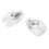 1 Pair Motorcycle Plastic Hand Guard Cold Wind Deflector Shield Transp 1