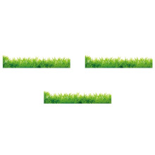 3X DIY Green Grass Wall Sticker Removable Wall Decor Waterproof Bedroom Mural Decal
