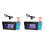 2X Projection Digital Alarm Clock Snooze Function Adjustable Angle Backlight Projector LED Clock with  Projection 1