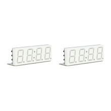 2X Wifi Service Clock Module Automatic Clock DIY Digital Electronic Clock Wireless Network Service White