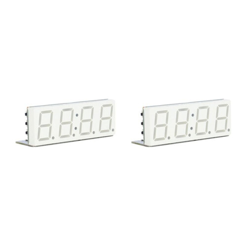 2X Wifi  Service Clock Module Automatic Clock DIY Digital Electronic Clock Wireless Network  Service White