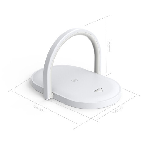 LED Desk Table Lamp 10W   Wireless Phone Charger Reading Study Light B 1