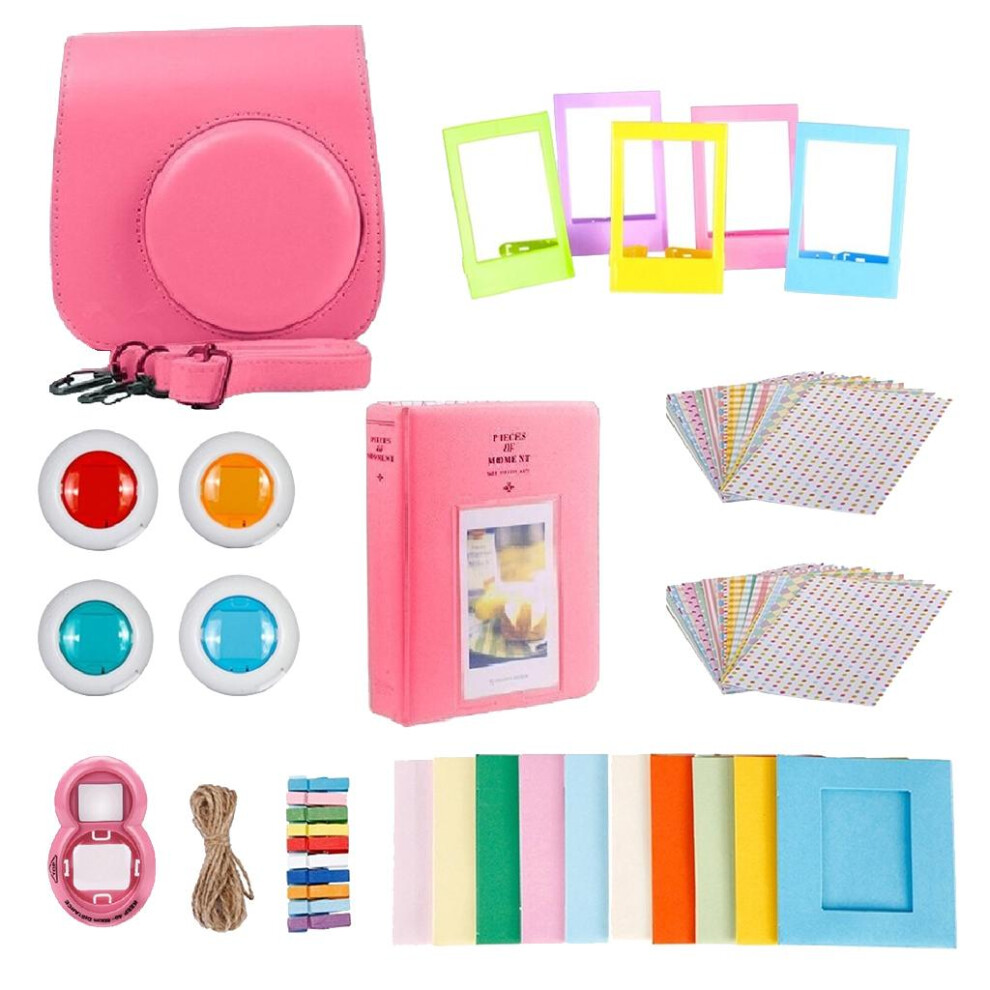 For Fujifilm Instax Mini 9 Camera Pu Case Filter+Close Up Lens Gift Se 6902695592171