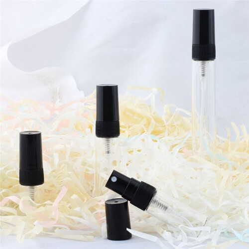 50Pcs  Portable Glass Perfume Bottle Travel Size Empty Perfume Glass Spray Bottles(2Ml) 2