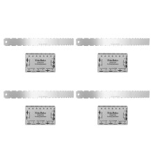 4X Guitar Neck Notched Straight Luthiers Tool for 24.75 Inch and 25.5 Inch Electric Guitars