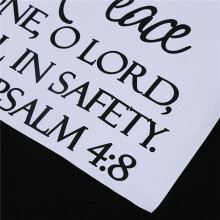 2X Sleep in Peace Psalm 4:8 Bible Verse Lettering Wall Decal Decor Quote Inspire