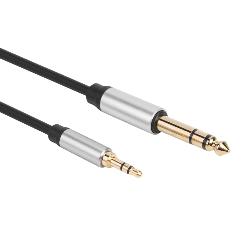 3.5Mm To 6.35Mm Audio Cable Headphone Adapter For Guitar Cellphone Spe 6902695663024