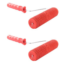 2pcs 7 Inches Paint Roller DIY Wall Decoration Tool 7 Inches for Textured Wood-Grain Design