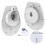 2X Digital Shower Clock Waterproof, Bathroom Timer Clock, Digital Kitchen Wall Clock, LCD Display, 12/24 Hour Format 4