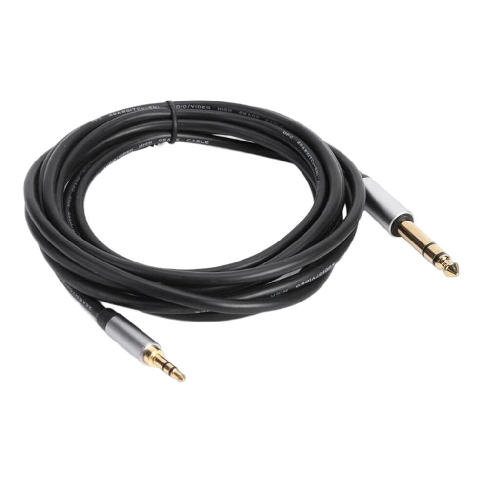 3.5Mm To 6.35Mm Audio Cable Headphone Adapter For Guitar Cellphone Spe 6902695624902