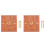 2X 86 Type Solid Wood Panel  Wall Light Retro Brass Toggle  Wood Grain Electrical  Socket 1- 1