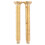 2X 86 Type Solid Wood Panel  Wall Light Retro Brass Toggle  Wood Grain Electrical  Socket 1- 1