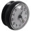 5pcs 7cm Waterproof Kitchen Bathroom Shower Clock Suction Cup Sucker Wall Black 6