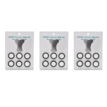 21Pcs Mist Maker Maintenance Kit, Ceramic Disk Ceramic Disk Key Replacement Parts Kits for Fog Machine