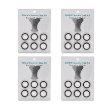28 Teiliges Mist Maker Wartungs Kit, Keramik Scheibe Ersatz Teile Kits für Keramik Scheiben Schlüssel für Nebel Maschinen