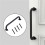 6pcs 10 Inch Metal Industrial Pipe Wall Handrail - Pipe Barn Door Pull Handle, Staircase Steps Handrail 5