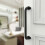 6pcs 10 Inch Metal Industrial Pipe Wall Handrail - Pipe Barn Door Pull Handle, Staircase Steps Handrail 6