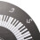 3X Elegant Piano Key Clock Music Notes Wave Round Modern Wall Clock Without Battery Black + White Acrylic 7
