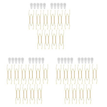 Roestvrijstalen Plaathangers voor Muren Compatibele Decoratieve Platenhaken Schotel Diaplay-Houder met 30 PCS-Muurhaken