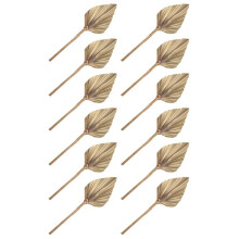 24 Pcs Natural Dried Leaves Decor Boho Dried Leaf for Weddings Decoration Bedroom Kitchen Office 10X40Cm