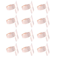 24 Stuks RoséGouden Metalen Tafeldecoratie Servetringhouder Lente voor Bruiloft, Paasdiner, Valentijnsdag