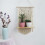 2X Macrame Wall Hanging Shelf, Single Tier Wood Floating Hanging Shelf Organizer Hanger, Boho Home Wall Decor 5