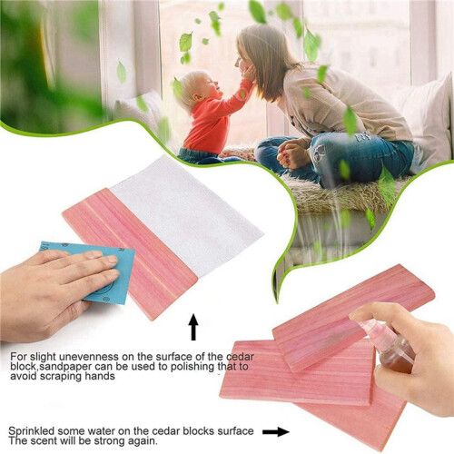 64 Pack Cedar Blocks for Closet,Red Cedar Blocks for Storage, Aromatic Cedar Blocks for Closet and Drawer 2