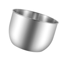 Stainless Steel Mixing Bowl with Rounded Lip for Baking Muffins Food S