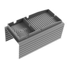 Couch Cup Holder Tray Portable Sofa Armrest Tray for Living Room Snack
