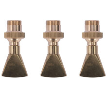 3pcs 1/2 Inch DN15 and 3/4 Inch DN20 Brass Water Fountain Nozzle Spray Sprinkler Garden Landscape Fountain