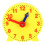 5pcs 4 Inch Student Learning Clock  Model Teacher Gear Clock 12/24 Hour School Learning Tools 7