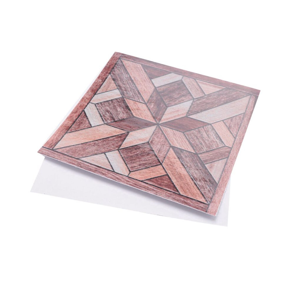80Pcs Wood Grain Pattern Tile Sticker Self Adhesive Tiles Art Diagonal 3D Floor Sticker For Bathroom Kitchen Decor 6031794437752