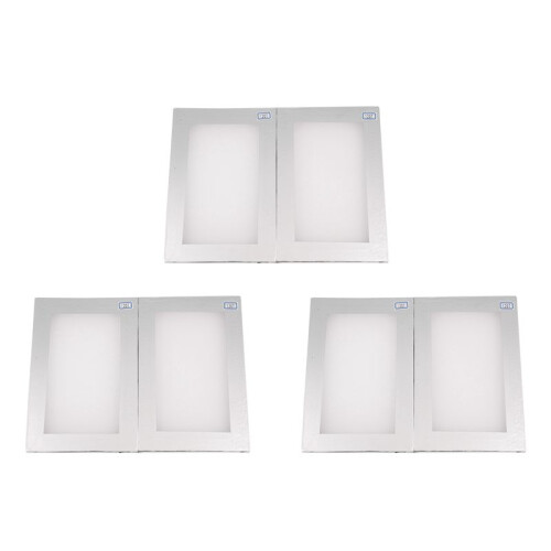 6Pcs A4 Screen Printing Aluminum Frame Stretched 120T Silk Screen Polyester Screen for Printed Circuit Board